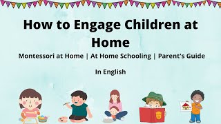 Datos Parent Lessons to Engage Children - Practical Life Lesson | Parent's Guide Actualización