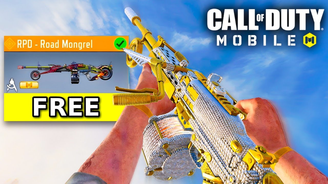 NEW FREE LEGENDARY RPD + BEST GUNSMITH/ LOADOUT IN COD MOBILE 
