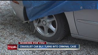 Craigslist car buy turns into criminal case
