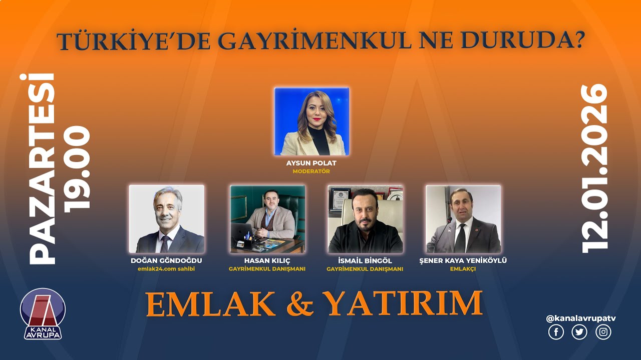 EMLAK VE YATIRIM - 12.01.2026 | Kanal Avrupa