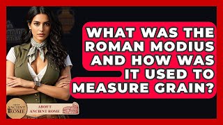 What Was The Roman Modius And How Was It Used To Measure Grain? - All About Rome