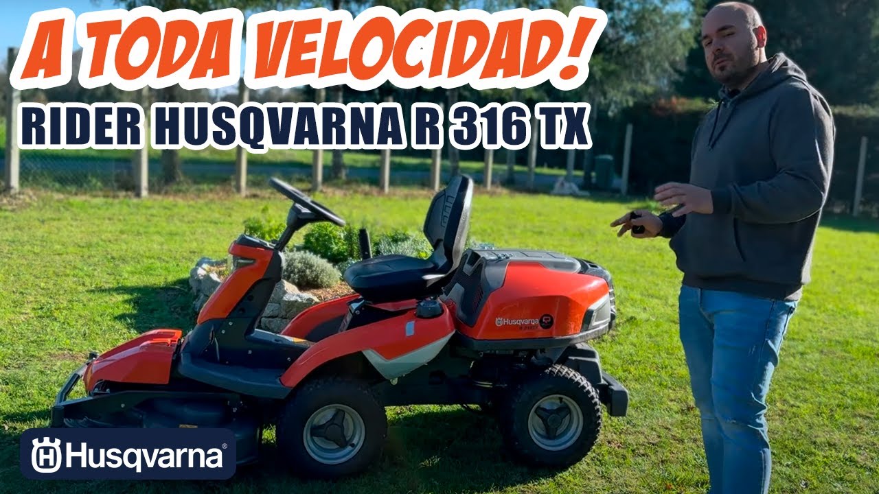 Probamos este RIDER HUSQVARNA con motor Kawasaki || Rider Husqvarna 316TX