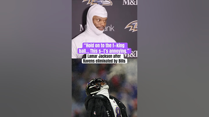 Lamar speaks on turnovers after loss to Bills