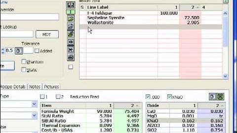 Substituting Nepheline Syenite for Soda Feldspar Using Ceramic Chemistry