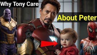 Why does Tony care about Peter | #tonystark #ironman #spiderman @ScreenSecretsDecoded