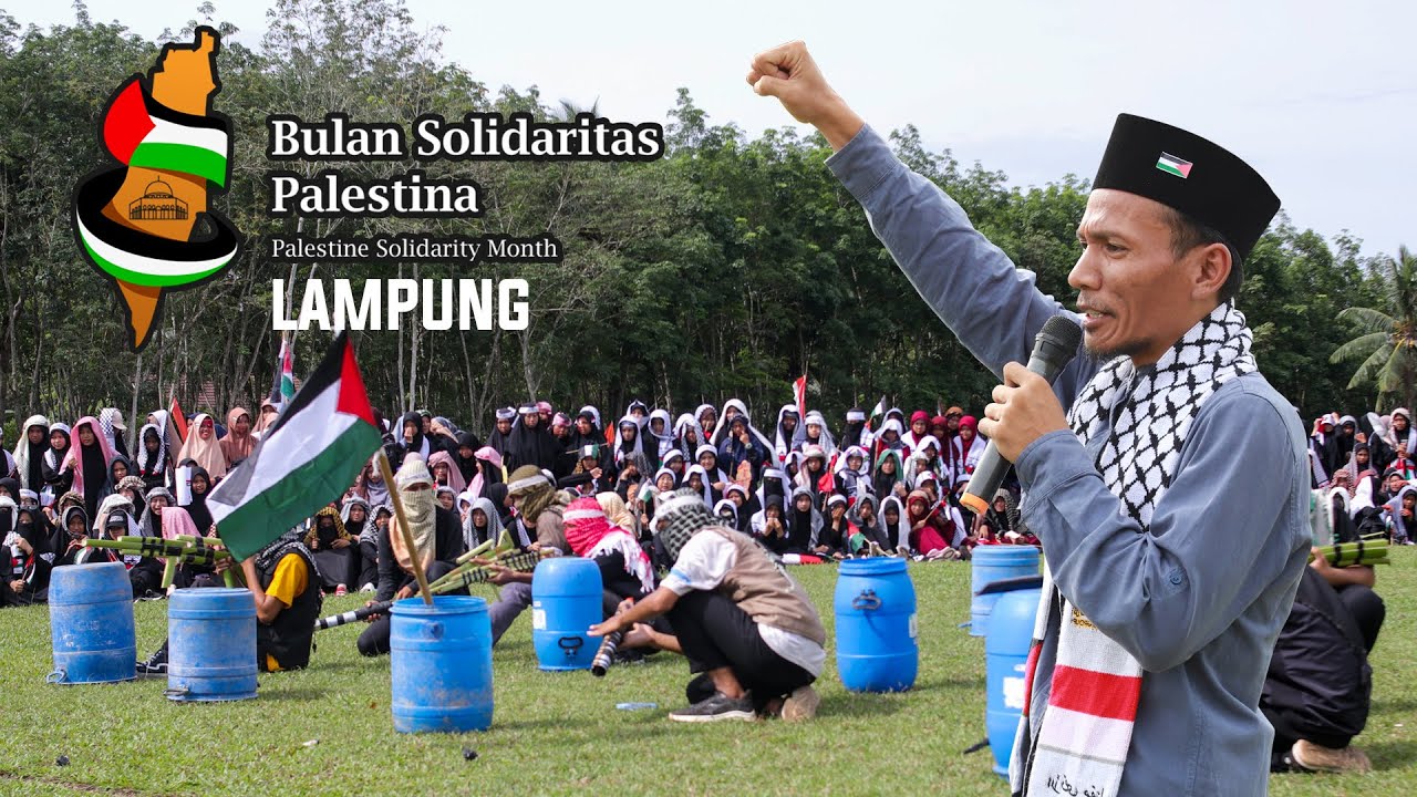 Gemuruh Pembukaan Bulan Solidaritas Palestina (BSP) | AWG Biro Lampung
