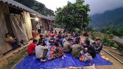 Biệt thự đồi thông bữa cơm tối nhà Vợ chồng Bạn Sự làm nhà. Nguyễn Tất Thắng