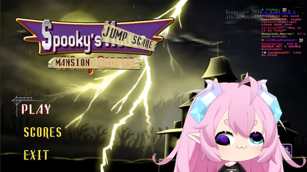 Chibidoki Streams Spooky's Jumpscare Mansion + Chatting with Ai