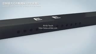 Xintai Touch Large Splicing IR Touch Frame Assembled Video