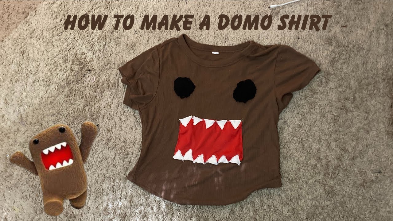 Domo Kun Shirt Tutorial | Kawaii Sewing - YouTube