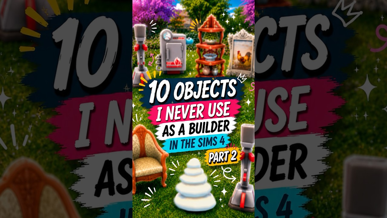 10 objects I never use as a builder in The Sims 4 | Part 2