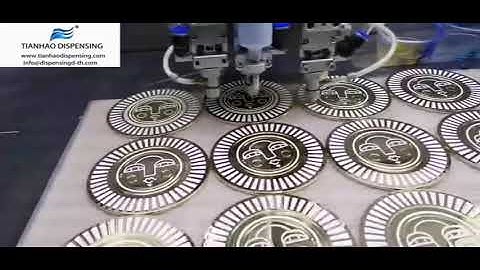 painting machine  with vision and height sensor options.        info@dispensing-th.com