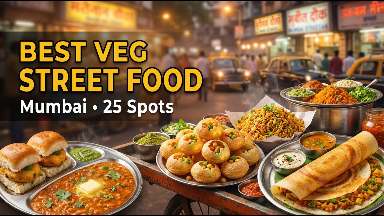 Mumbai Street Food | 25 Most Iconic Vegetarian Places & Hidden Gems
