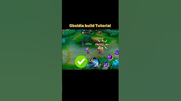 Obsidia Build Tutorial Mobile Legends #ml2b #tutorial #mlbb #obsidia #shorts #mobilelegends