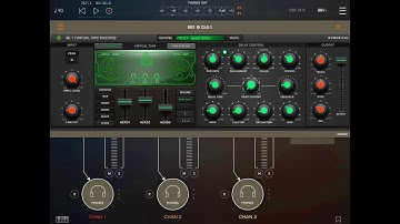 RE-1 Virtual Tape Machine & Looper - Amazing for Dub - Demo for the iPad