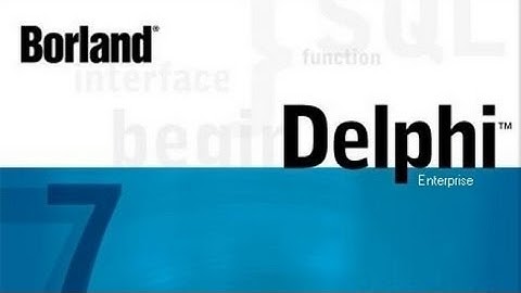 Delphi 7 Мое первое приложение