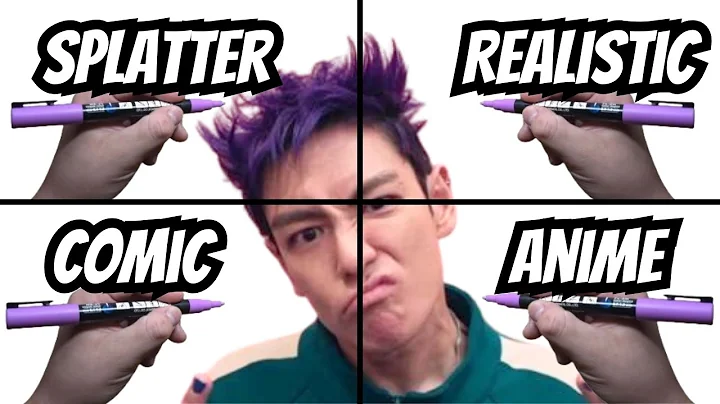 Drawing Thanos From Squid Game in 4 Unbelievable Styles!