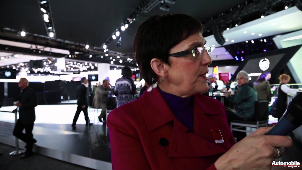 Jean Jennings Talks With Roger Penske at the 2013 Detroit Auto Show