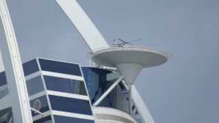 Helicopter landing at Burj al Arab, 3 jan 2014