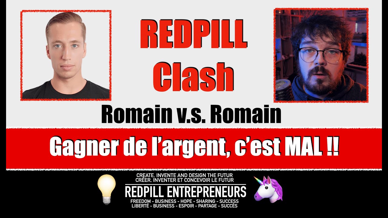 REDPILL Le CLASH du sciècle !!! Romain Amengual Dropshipping Reborn vs Romain Ansion ex Un Creatif