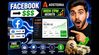 Hidden Strategy Exposed: Adsterra High CPM Tricks Earn $100 Facebook Group Secrets