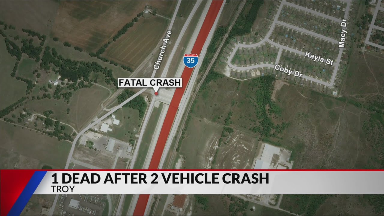 One killed in two vehicle Sunday night crash in Troy - YouTube