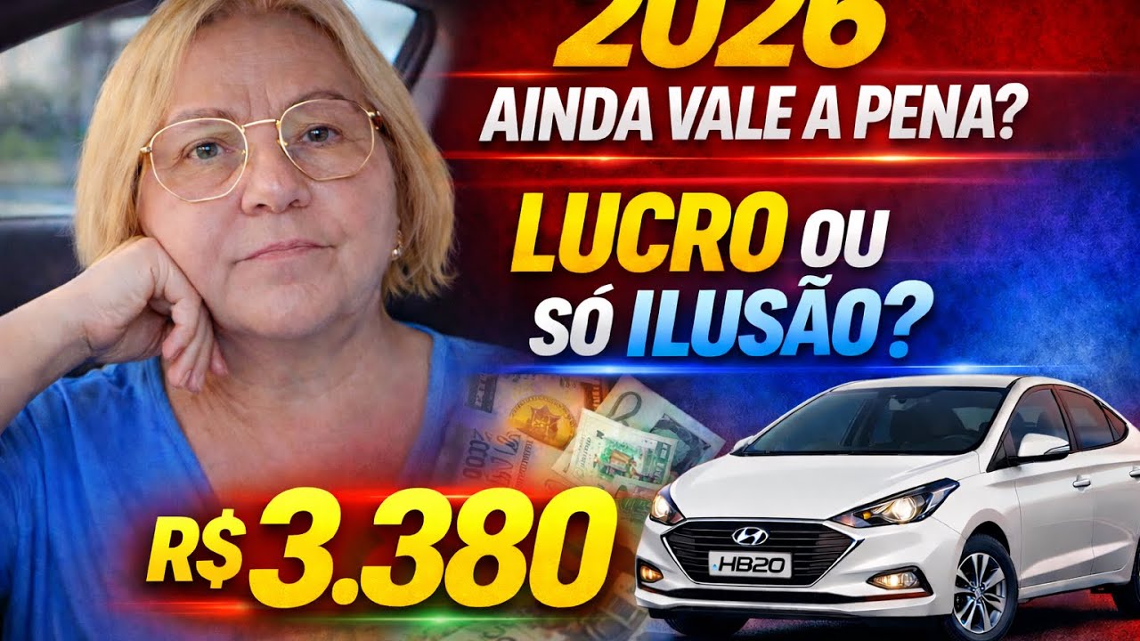 MOTORISTA DE APLICATIVOS EM 2026: DÁ LUCRO OU SÓ ILUSÃO? 