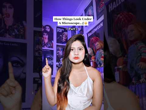 How Things Look Under A Microscope 🔬😳 @Starr02 #shorts #shortsfeed