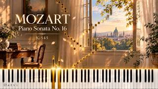 Mozart - Sonata No. 16 in C Major, K.545 | Piano Cover + Sheet Music