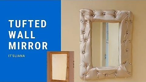 DIY MIRROR  DECOR USING CARDBOARD/ CARDBOARD CRAFTS.