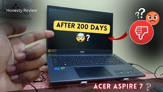 After 200 Days..😰 Acer Aspire 7 Review | ❌Don't Buy Before Watching This Video | Long Term Review