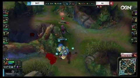 Faker insane Orianna ult vs kt Rolster