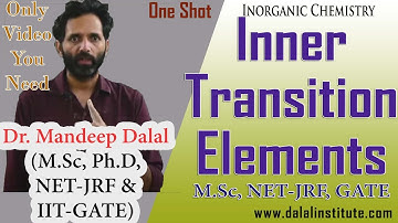 Inner Transition Elements (f-Block or Lanthanides and Actinides) for CSIR UGC NET JRF & IIT-GATE