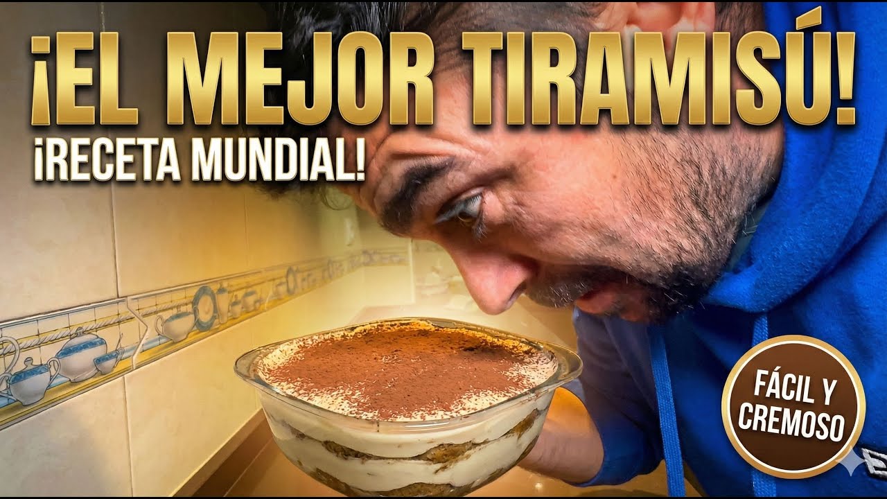 El SECRETO del Tiramisú Italiano PERFECTO 🇮🇹 (Fácil y Rápido)