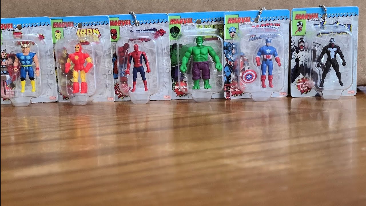 New Micro Scale Marvel Superheroes Line from Bandai! Mini Marvel