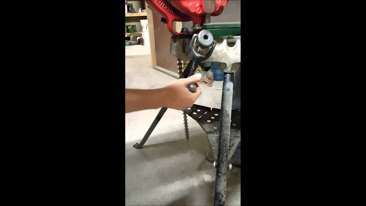 Rigid conduit threading 4inch YouTube