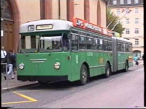 Basel Verkehr BVB und BLT im Oktober 1993