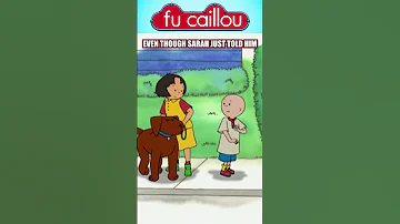 CAILLOU RUNS AWAY FROM HOME 