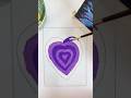 Heart Glass painting tutorial 🖼 #shorts #glasspainting #tutorial