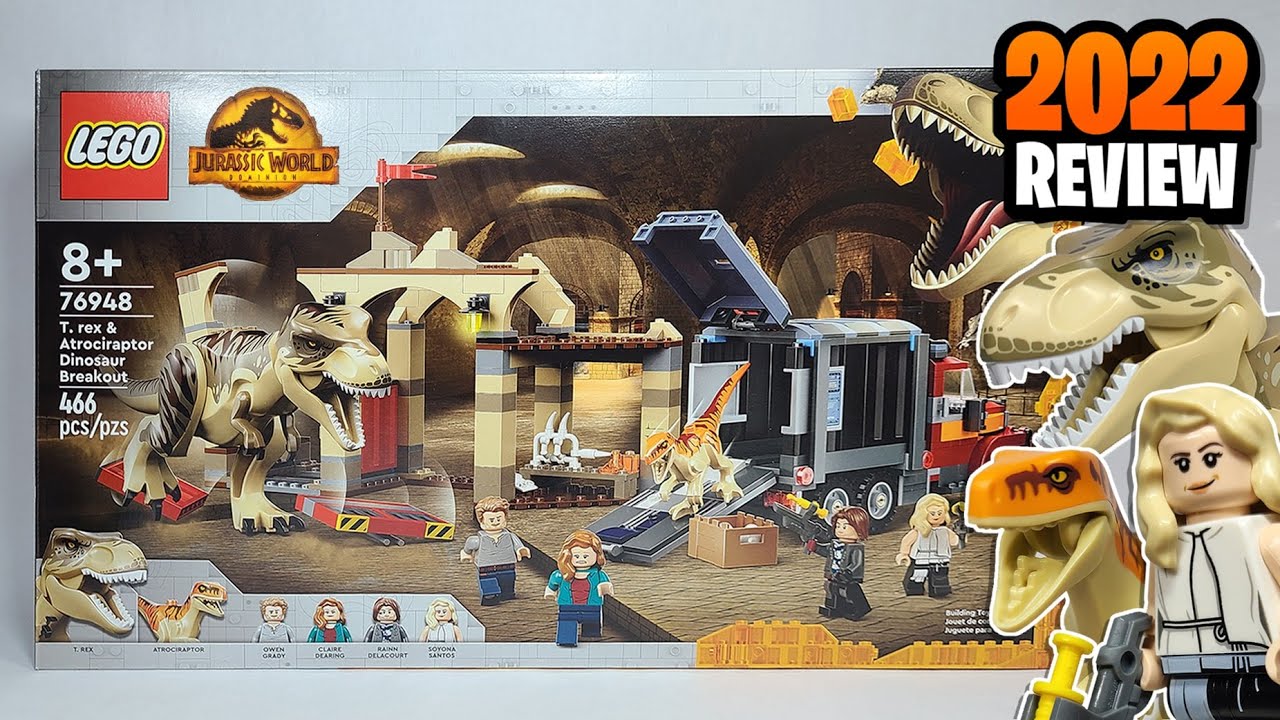 NEW LEGO JURASSIC WORLD DOMINION DINOSAURS! Giganotosaurus Therizinosaurus  Pyroraptor Atrociraptor 