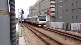 E233系T16編成武蔵境駅到着