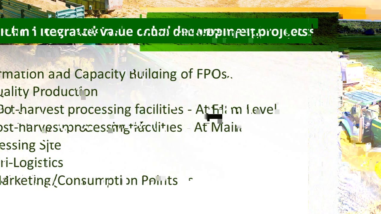 Pradhan Mantri Kisan SAMPADA Yojana - Ministry of Food Processing Industries MOFPI 2020