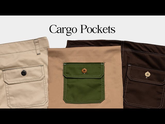 【BOK PLACE】Cargo Pocket Stitch Hot Trend Long Wide Hip PT How to Sew Cargo Pockets for Beginners | GA021 - YouTube