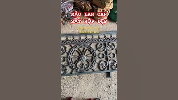 Mẫu lan can sắt hộp uốn mỹ thuật đẹp năm 2024 | Beautiful artistic bent box iron model in 2024