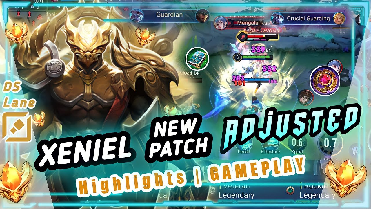XENIEL ADJUSTED New PATCH | XENIEL DS Lane - ARENA OF VALOR