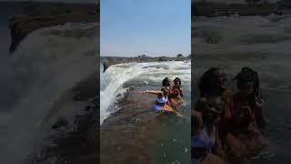 How to Swim in the Devil's Pool at Victoria Falls #victoriafalls #devilspool #travel #waterfalls