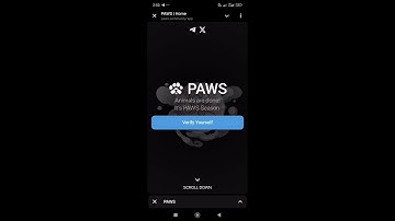 PAWS Airdrop update (Activity check ✅) - Follow the process to complete PAWS ELIGIBILITY TASK
