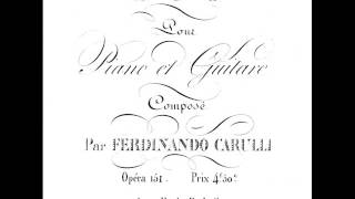 Duo for guitar and piano, Ferdinando Carulli, Op. 151