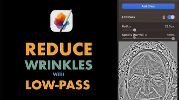 PIXELMATOR PRO: HOW TO REDUCE WRINKLES NATURALLY WITH LOW-PASS EFFECT