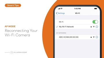 Alarm.com Video – Reconnecting Your WIFI Camera Using AP Mode